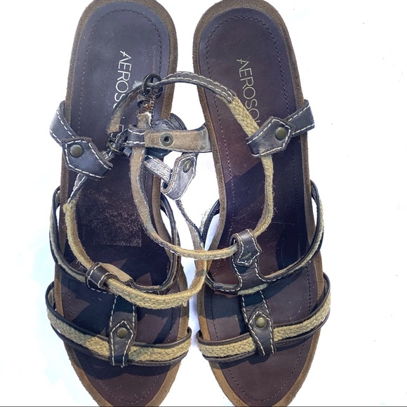 Aerosoles Wedge Braided Sandals 9 - Picture 8 of 11